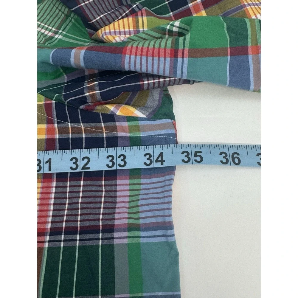 NWT Polo Ralph Lauren Stretch Cotton Plaid Classic Fit Button Down 4XB $125